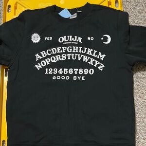 Black Ouija Board Graphic Sweatshirt